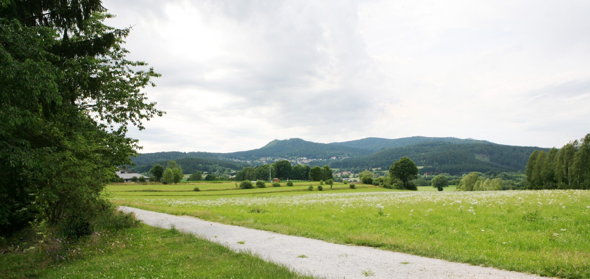 Idyllische Landschaft rund um Zwiesel im Bayerischen Wald mit beeindruckender Naturkulisse